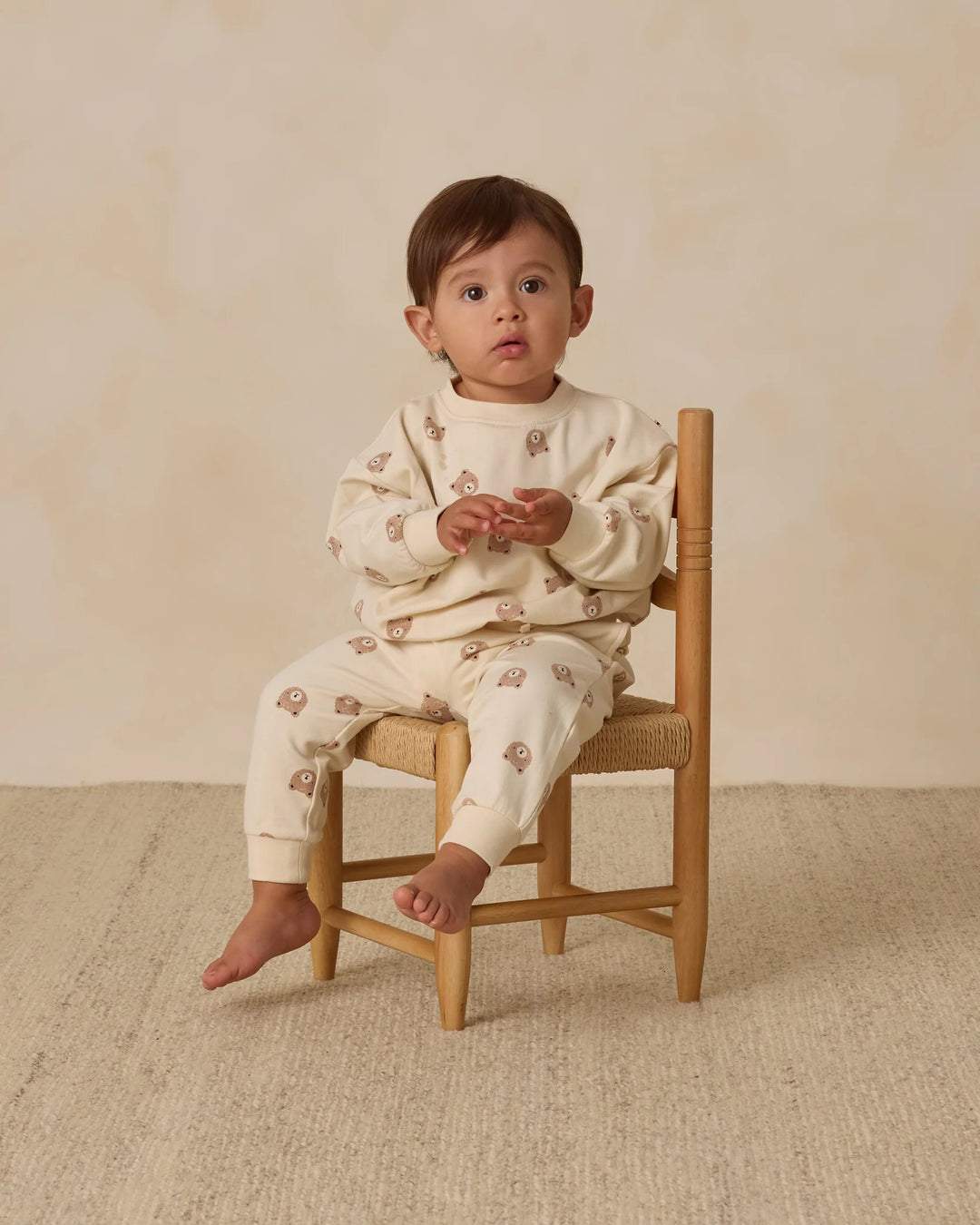 Pantalon en molleton - Ours brun