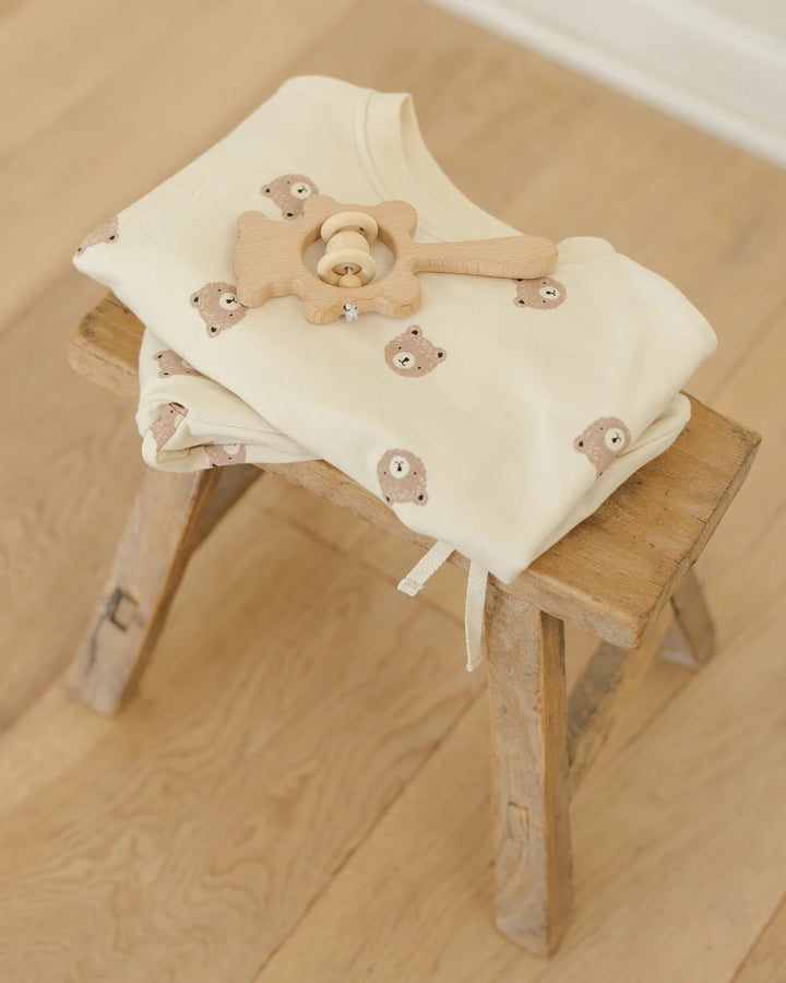 Sweat en molleton - Ours brun