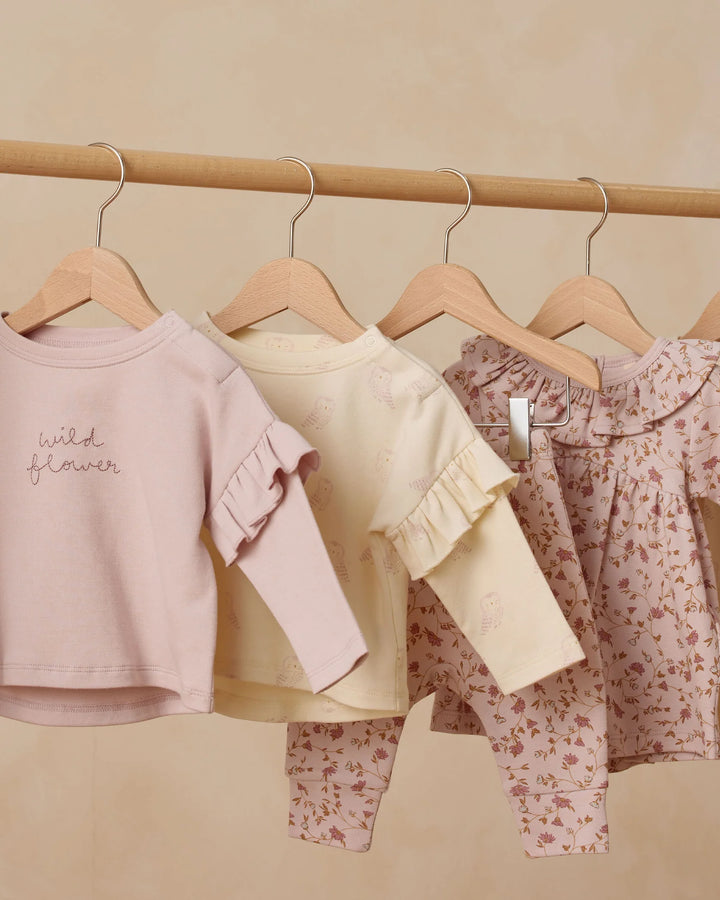 Chandail à manches longues à volants - Wild Flower