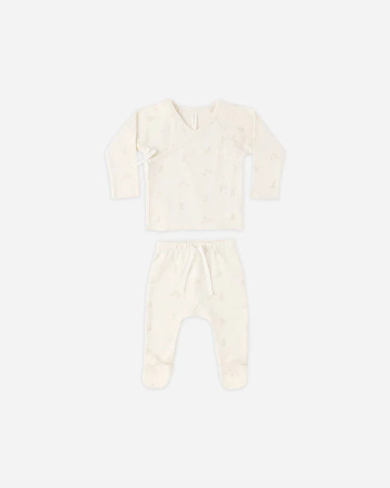 Ensemble kimono 2 pièces - Lapins