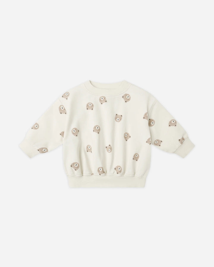 Sweat en molleton - Ours brun