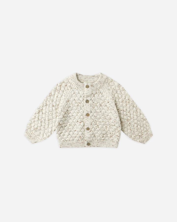 Cardigan en maille bouffante - Confettis naturels