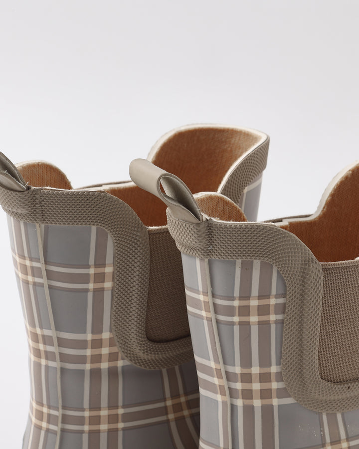 Bottes de pluie Blue Plaid
