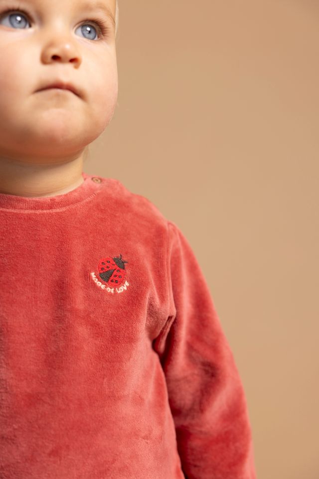 Sweat en velour Made of love