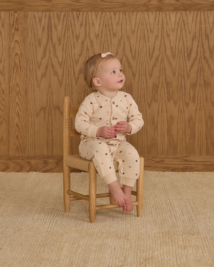 Romper boutonné - Coeurs