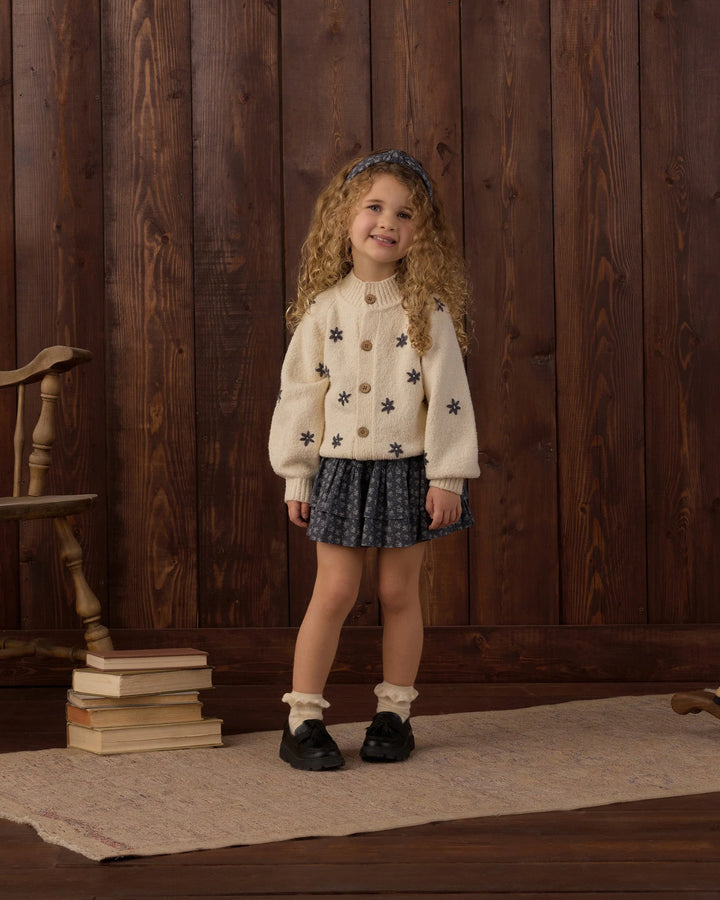 Cardigan Tulip - Midnight Daisies