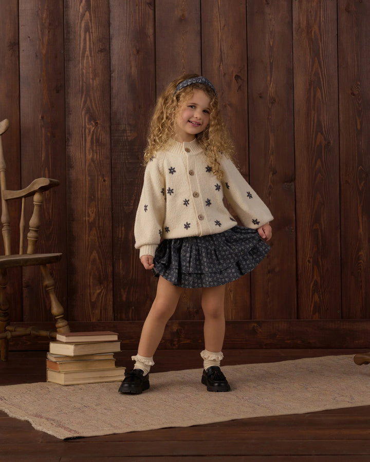 Cardigan Tulip - Midnight Daisies