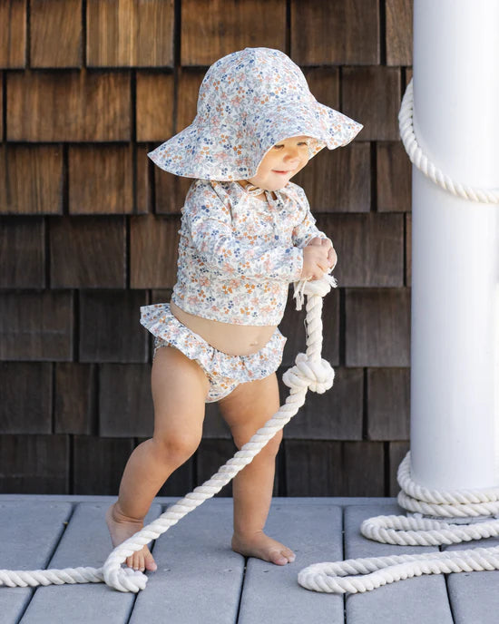 Maillot de bain deux pièces - Champs de fleurs