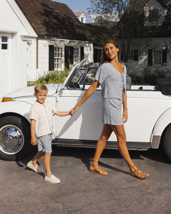 Ensemble Juniper - Gingham marine (Femme)