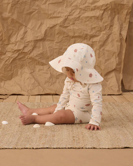 Ensemble de piscine à imprimé aquatique (short et chandail)