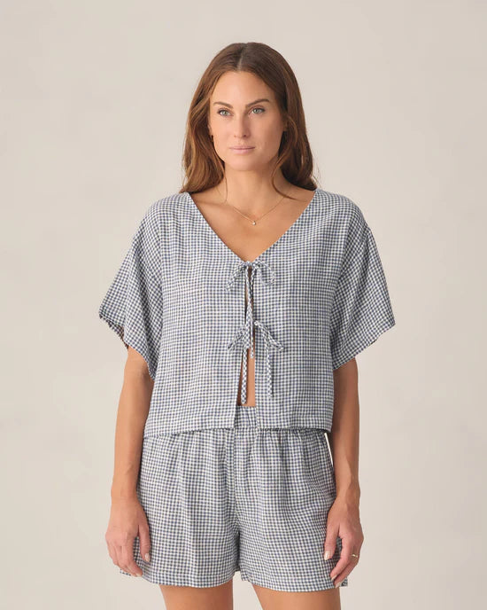 Ensemble Juniper - Gingham marine (Femme)