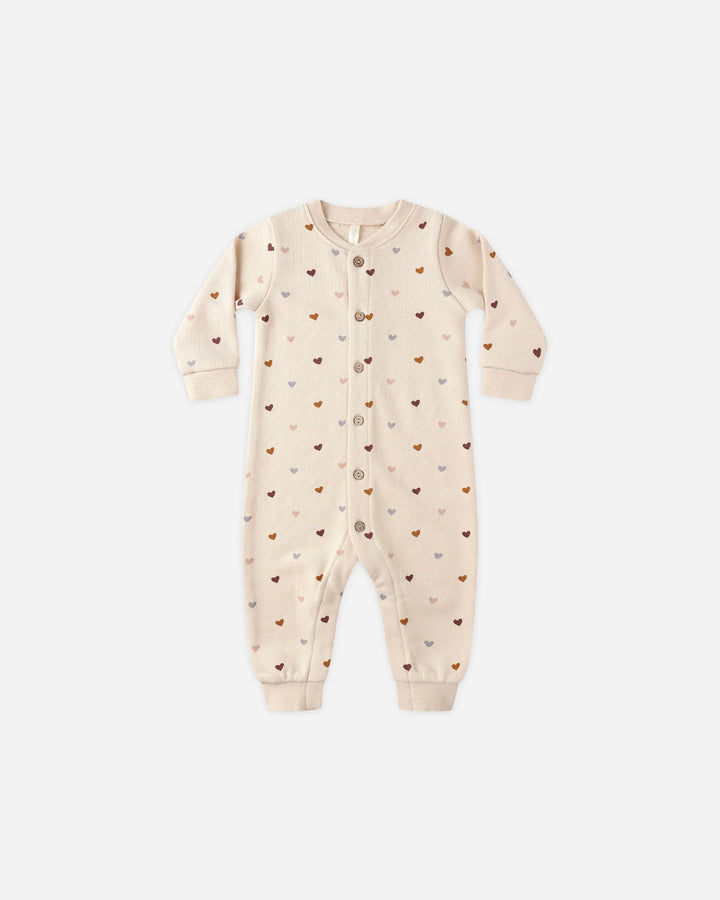 Romper boutonné - Coeurs