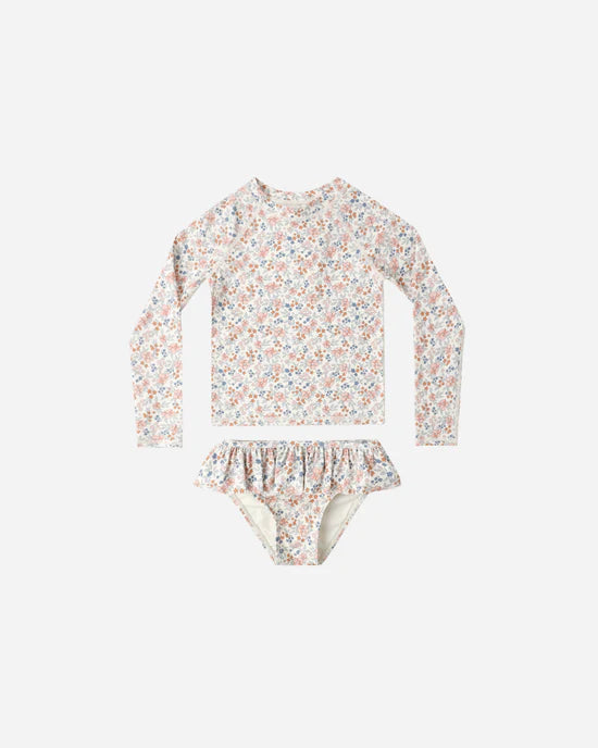 Maillot de bain deux pièces - Champs de fleurs