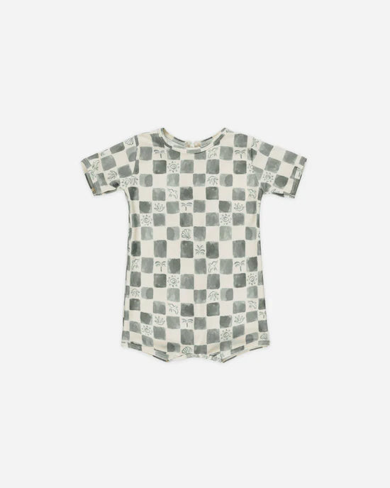 Maillot une pièce - Coastal Check
