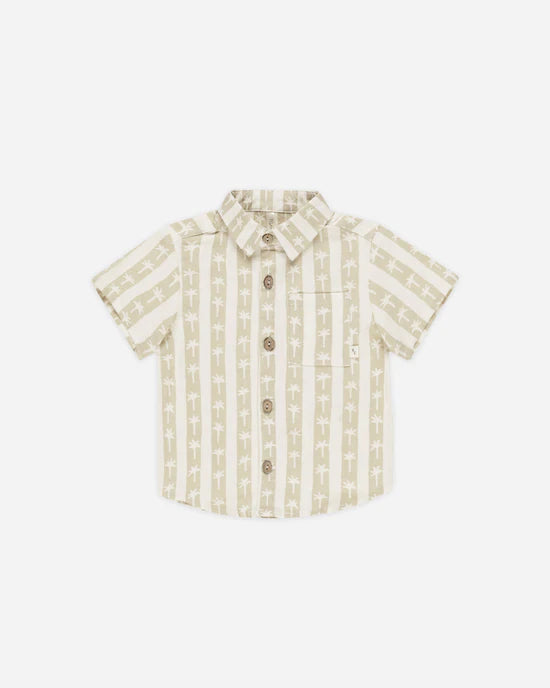 Chemise à manches courtes - Palm Stripe