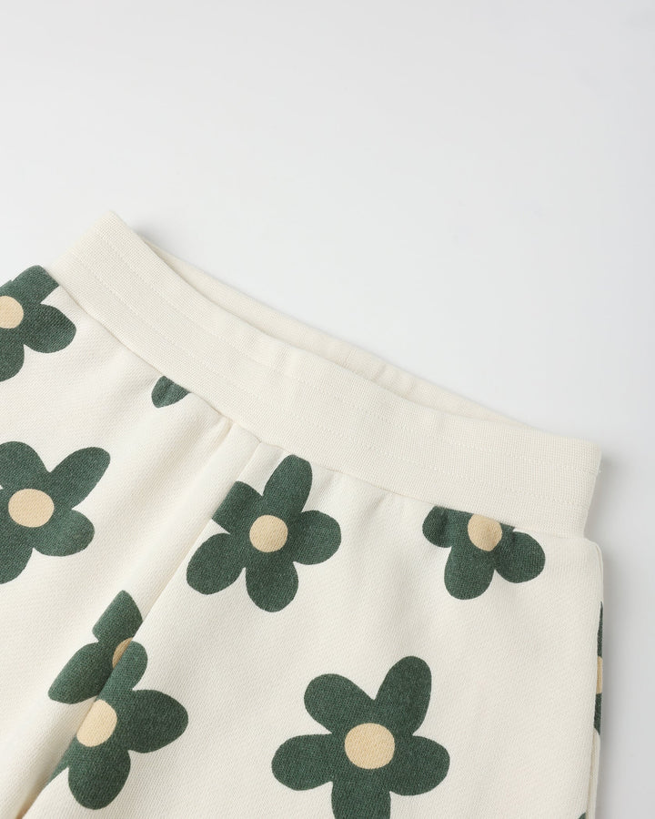 Pantalon en molleton à jambe large - Daisy