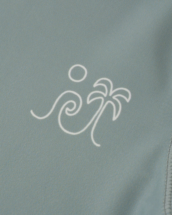 Chandail de piscine à manches courtes Sea Green
