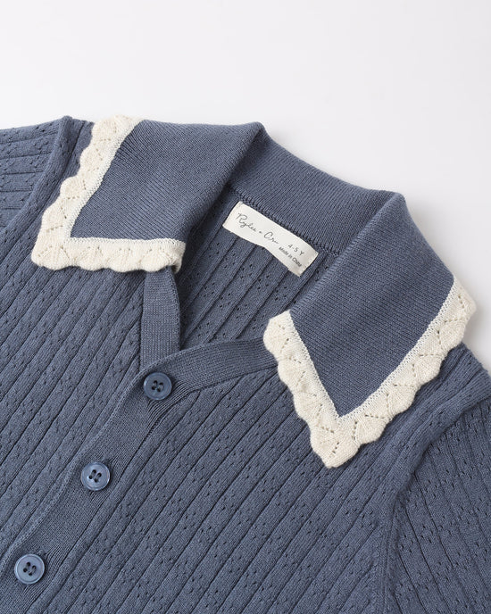 Haut en tricot Sloane - Marine
