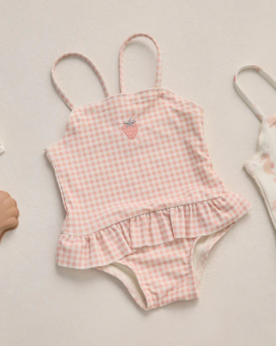 Maillot une pièce Tori - Gingham Pétale