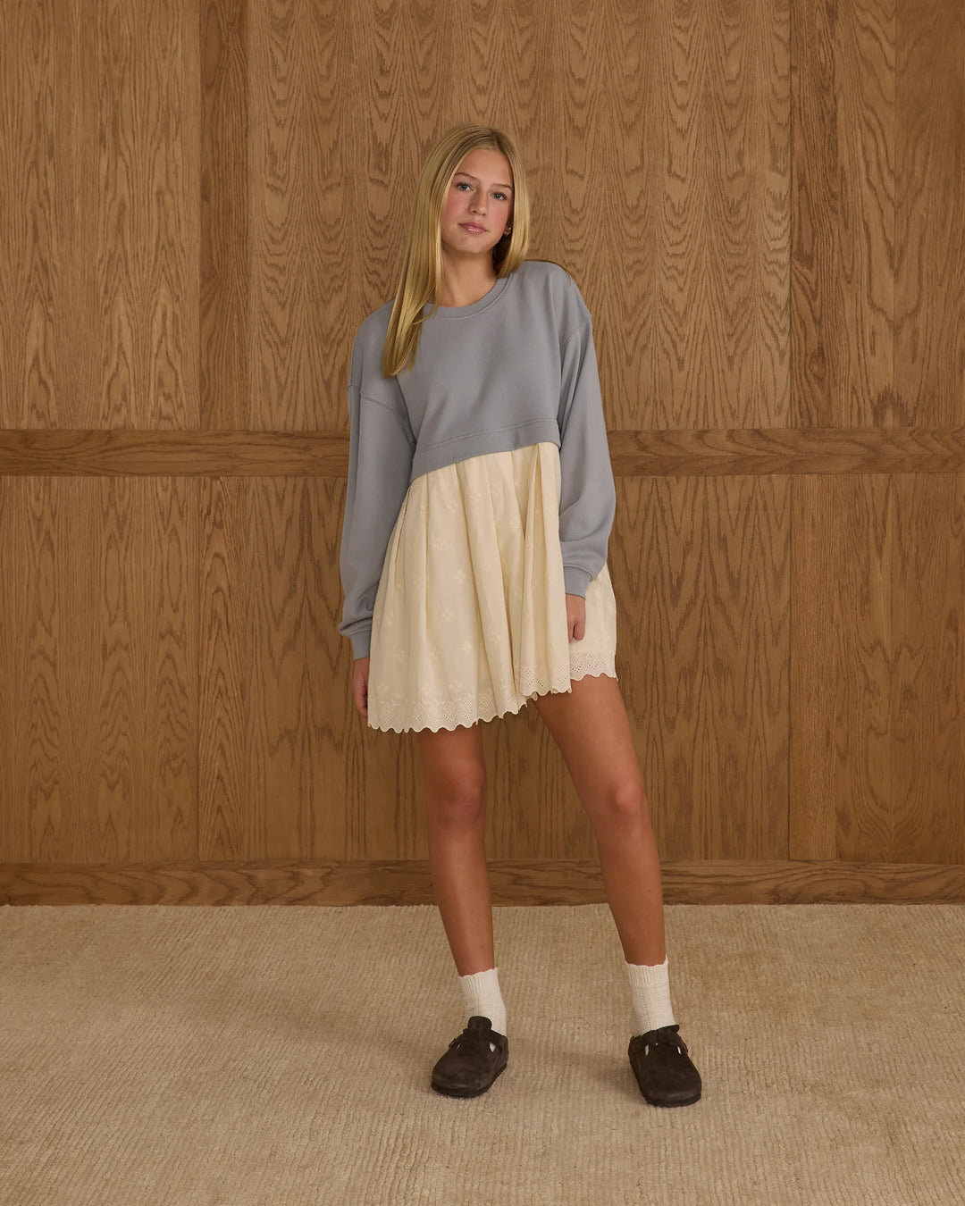 Robe sweatshirt - Dusty Blue