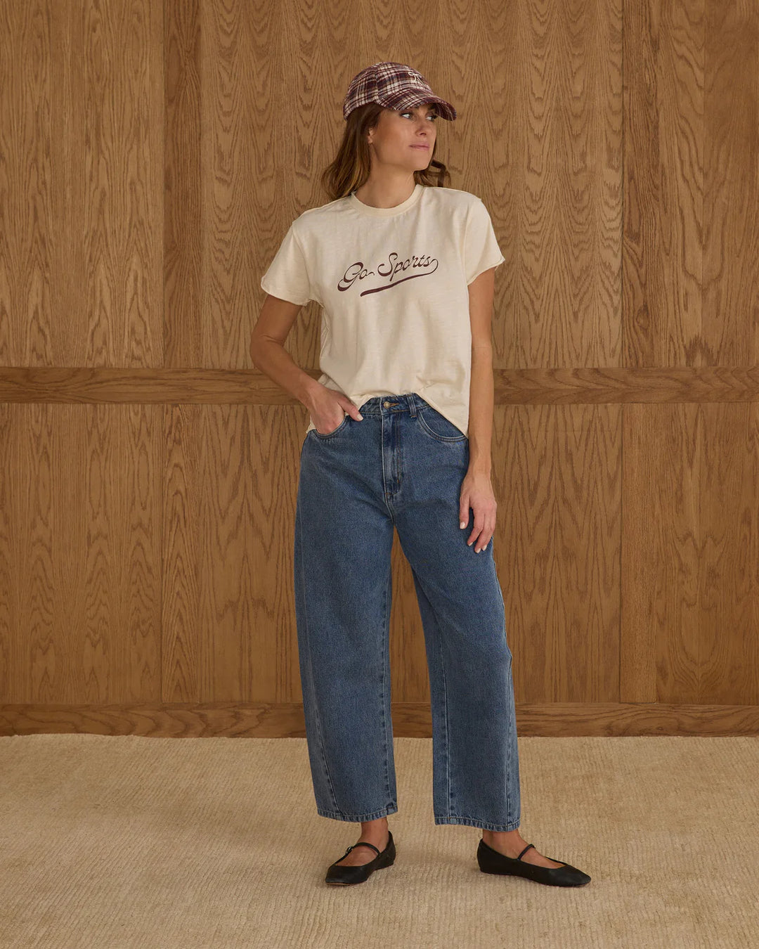 Pantalon Barrel - Denim Indigo (Femme)