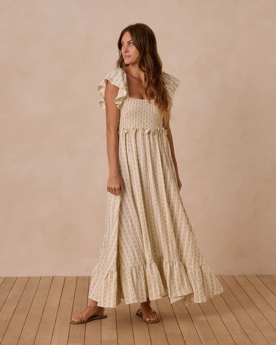 Robe Francesca - Palm Stripe