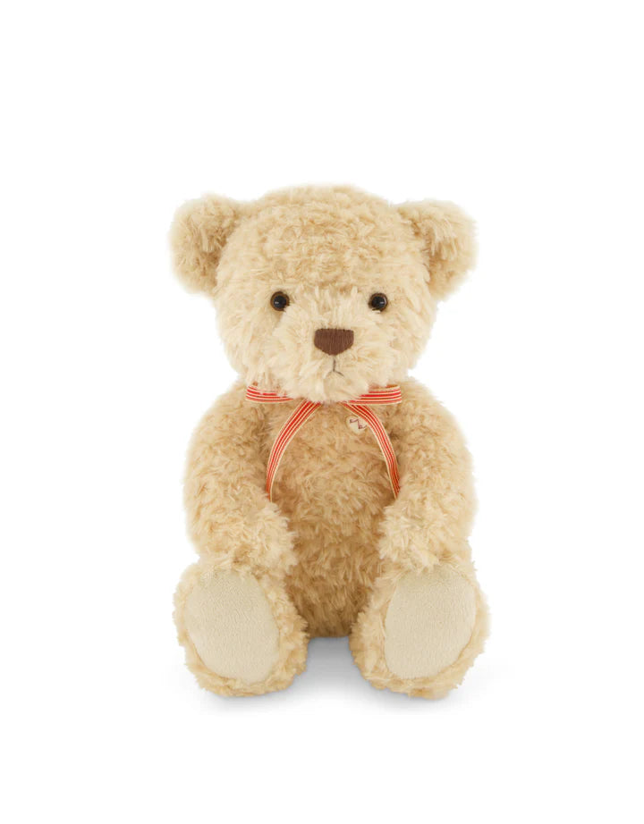 Peluche - Arthur l'ours - Boucle à rayures rouges