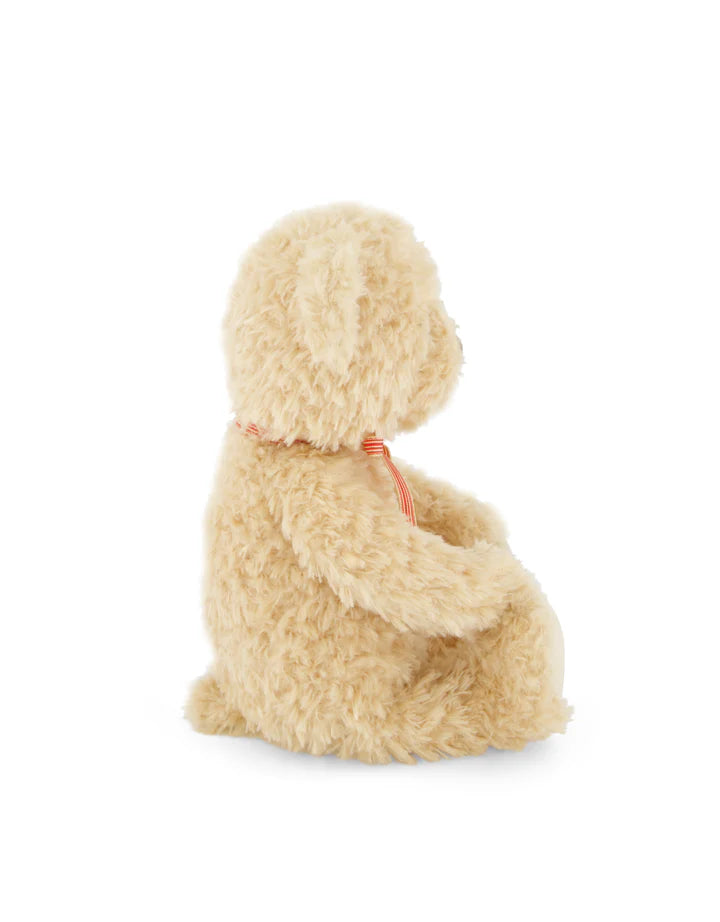 Peluche - Arthur l'ours - Boucle à rayures rouges