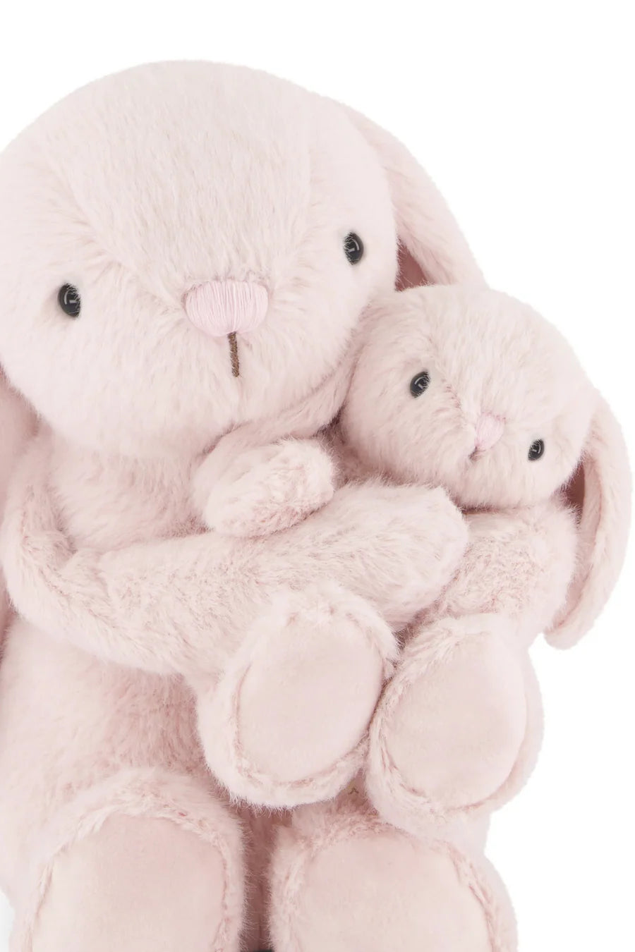 Peluche - Frankie le lapin câlin et son bébé - Blossom