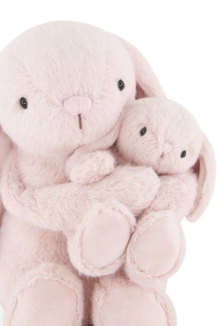 Peluche - Frankie le lapin câlin et son bébé - Blossom