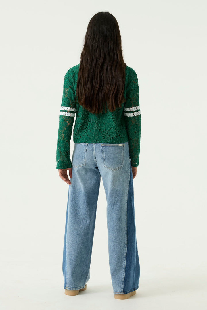Pantalon à jambes larges - Usé clair