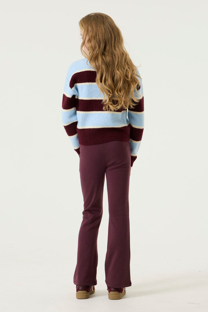 Pantalon à jambes évasées - Bourgogne