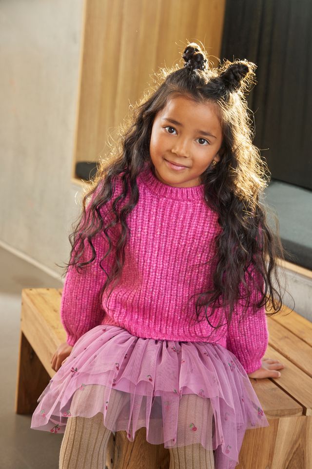 Pull en tricot Fushia