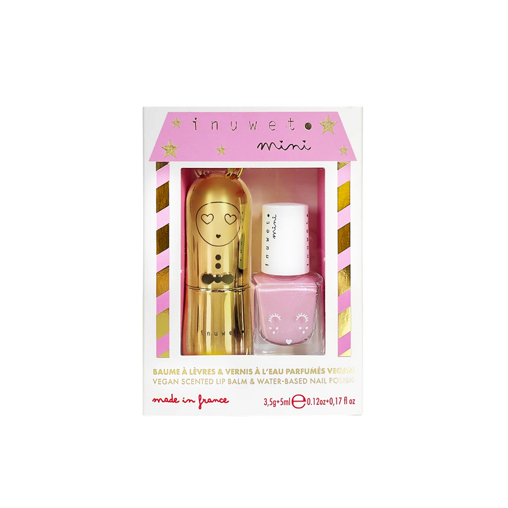 Duo de baumes à lèvres et de vernis à l'eau - Cheesecake & Melon d'eau