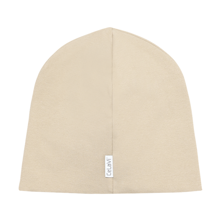 Cotton Beanie Hat - White Pepper