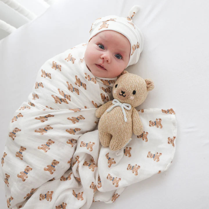 Peaches Muslin Blanket
