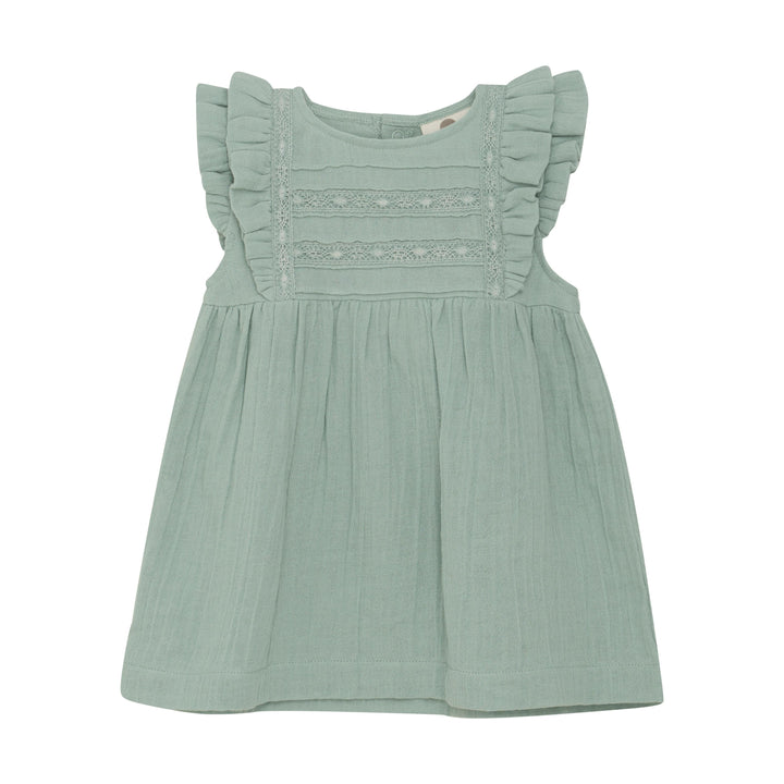 Robe à manches courtes à volants Jade (bébé)