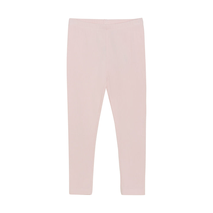 Legging côtelé Rose voilé