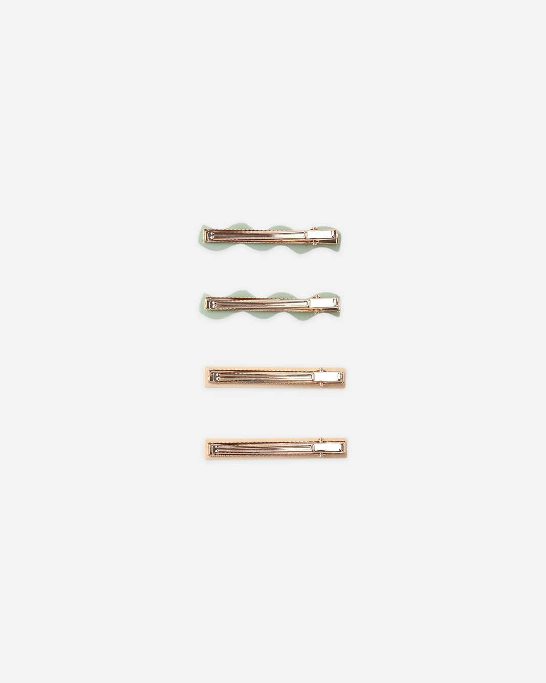 Ensemble de 4 barrettes - Sauge & Naturel