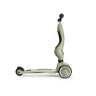 Trottinette 2 en 1 Highwaykick 1 Olive