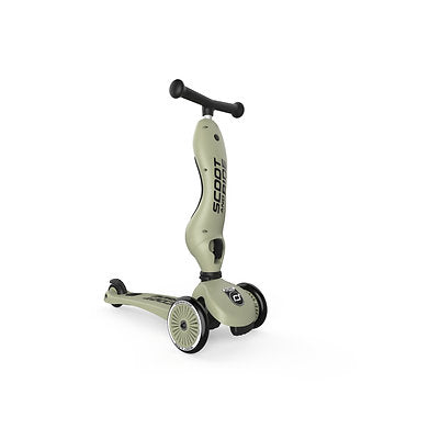 Trottinette 2 en 1 Highwaykick 1 Olive