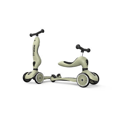 Trottinette 2 en 1 Highwaykick 1 Olive