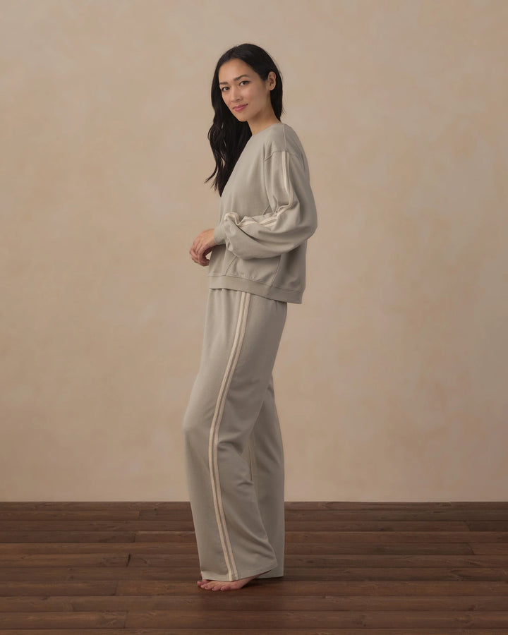 Sweat Oversize pour femme - Vert sauge