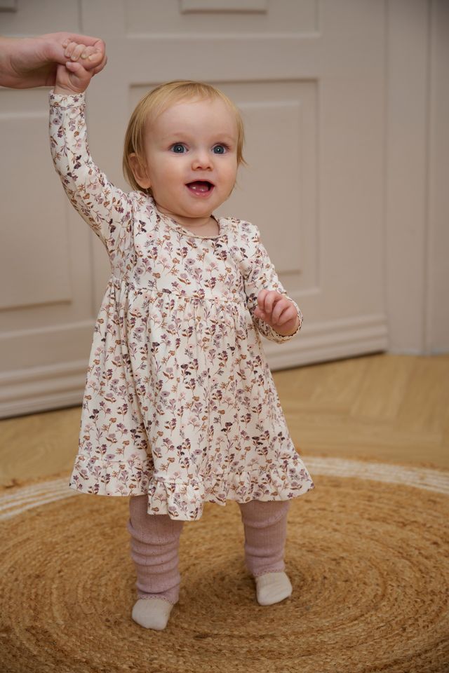 Robe à imprimé de fleurs Violet Ice