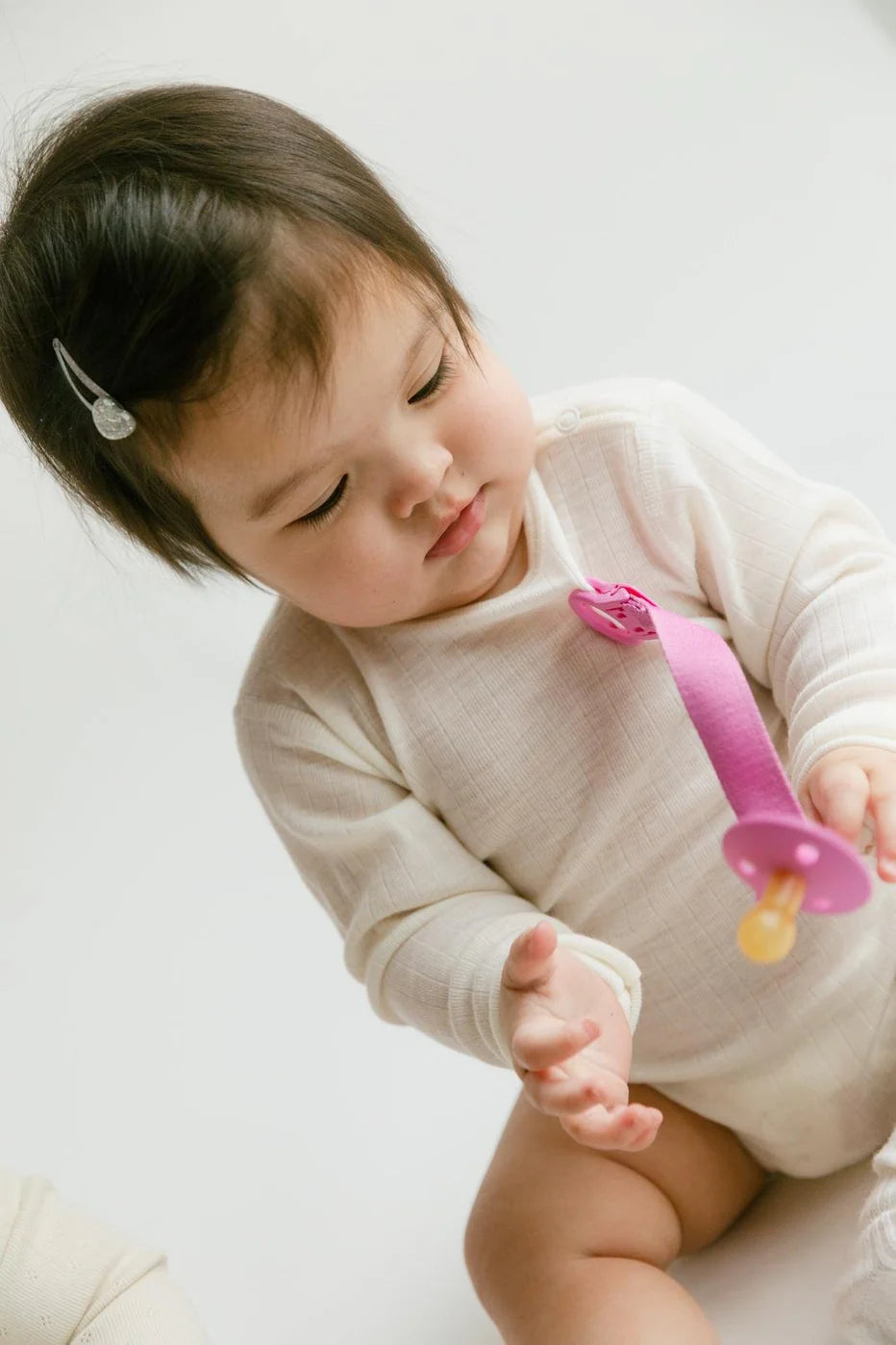 Coffret cadeau - Suce et attache-suce (Taille 1) - Ivory