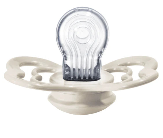Bibs Supreme Silicone Pacifiers Ivory Pack of 2