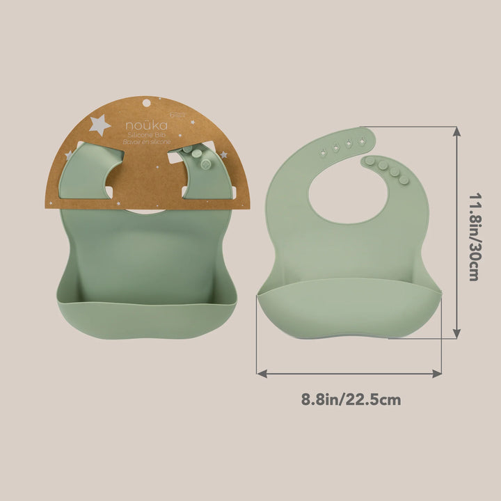 Bavette en silicone - Leaf