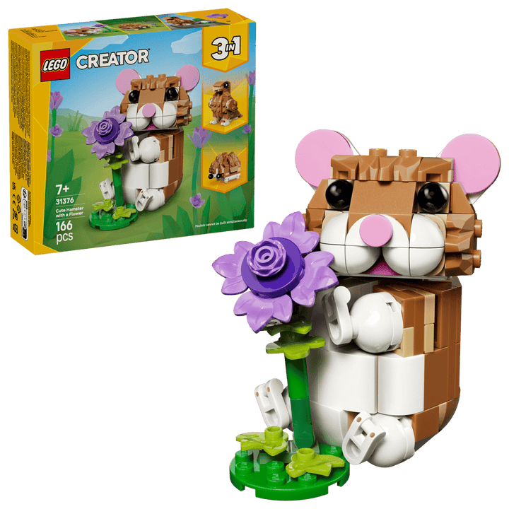 Creator 3 en 1 - Le hamster mignon avec une fleur #31376