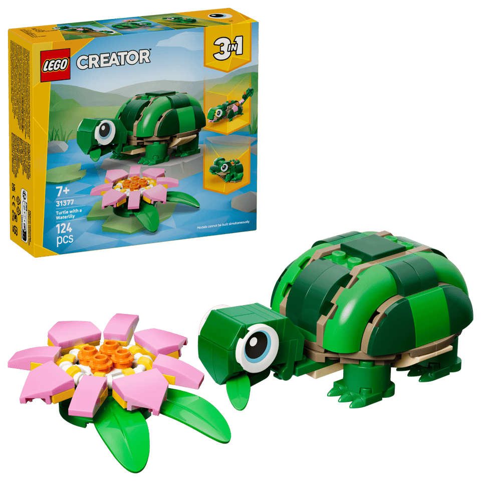 Creator 3 en 1 - La tortue avec un nénuphar #31377