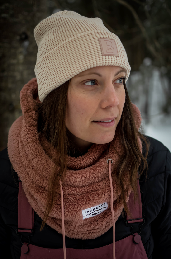 Tuque Gaufré Peach Pink   M